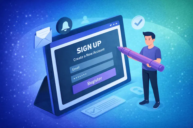 Signup illustration